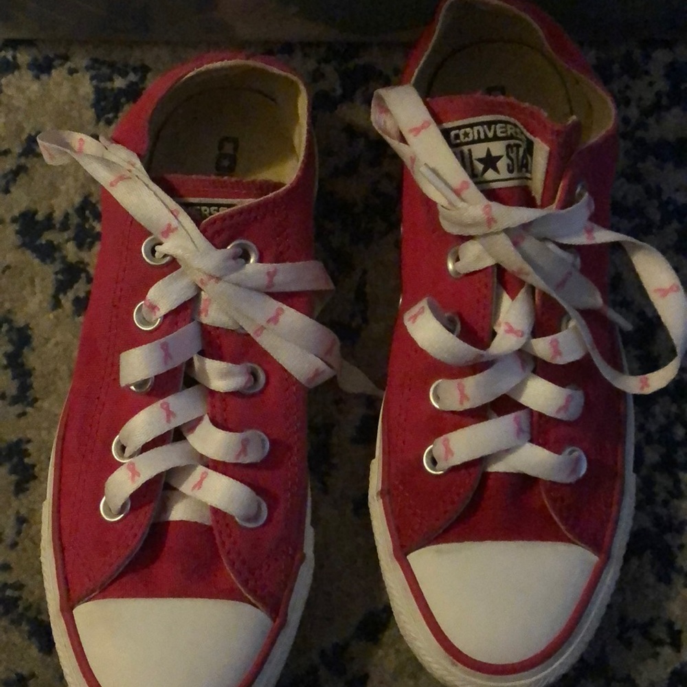 Congress with Breast cancer awareness laces